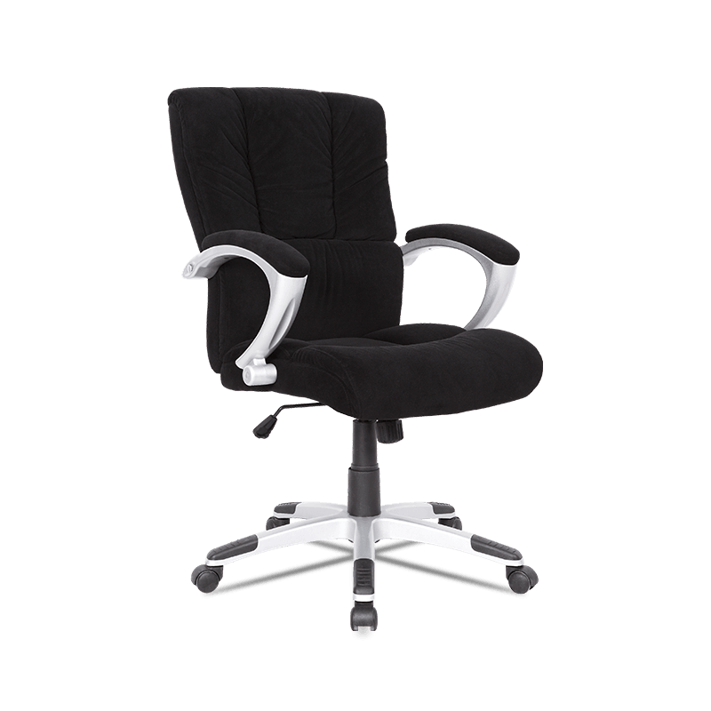 MC-7105 Justerbar höjd Midback Velvet Fabric Executive Office Chair