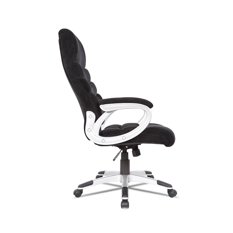 MC-7107 Meeting High Back Velvet Executive Office Chair med armstöd